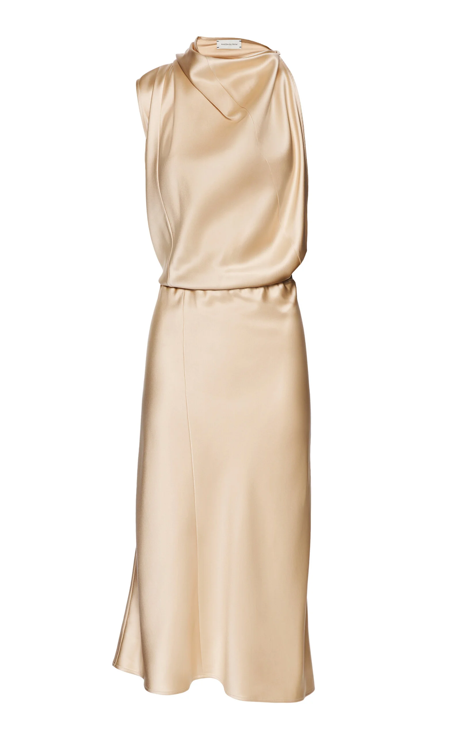 Blouson Silk Dress nude - 1