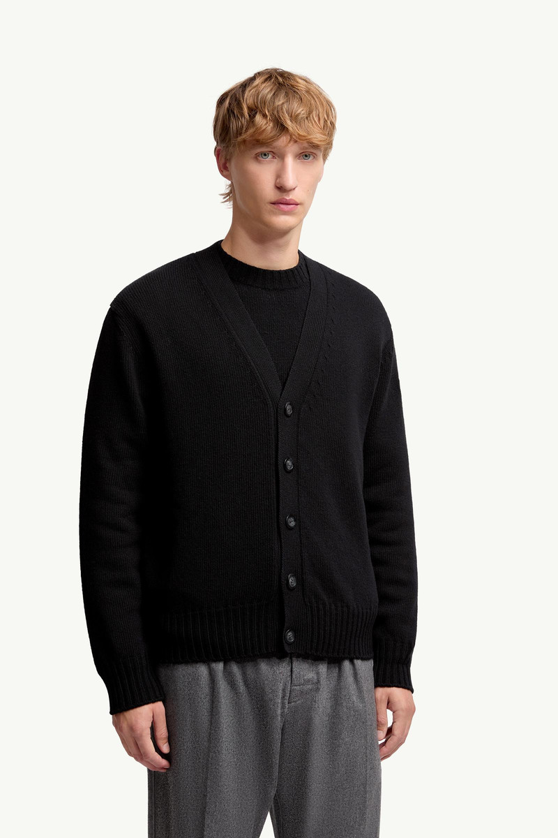 V-Neck Wool Cardigan 4