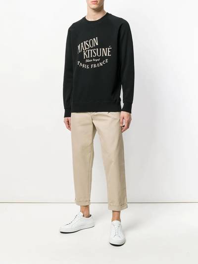 Maison Kitsuné Palais Royal logo-print sweatshirt outlook