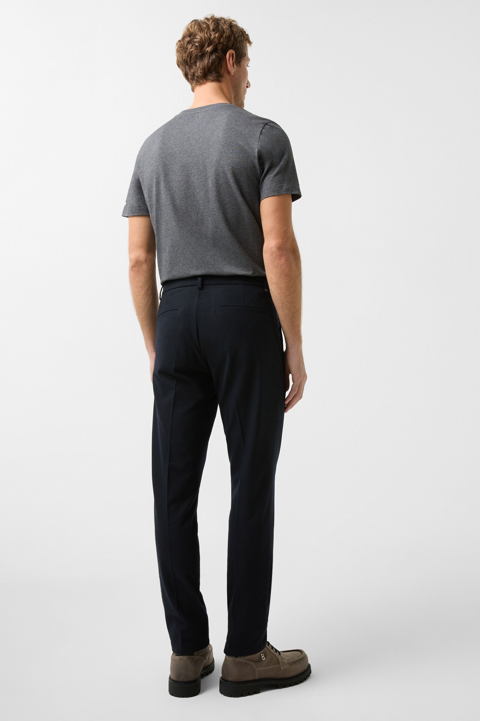 Riley Wool blend pants in Navy blue - 2