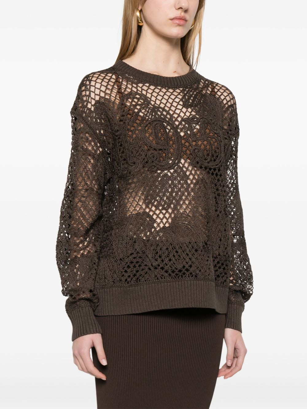 Max Mara Women Embroidered Cotton Top - 5