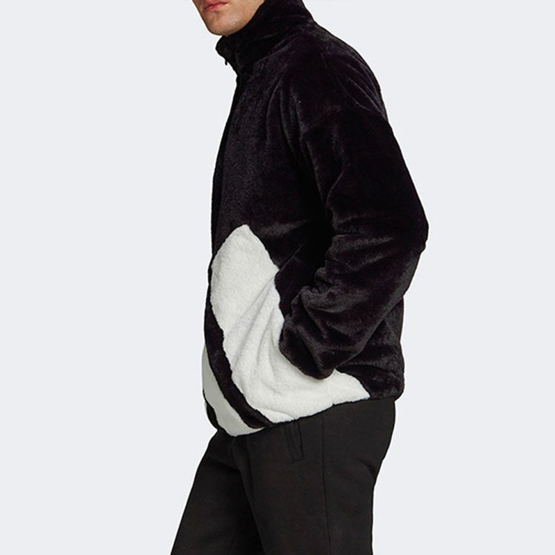 adidas (WMNS) adidas Faux Fur Logo Jacket HI1199 outlook