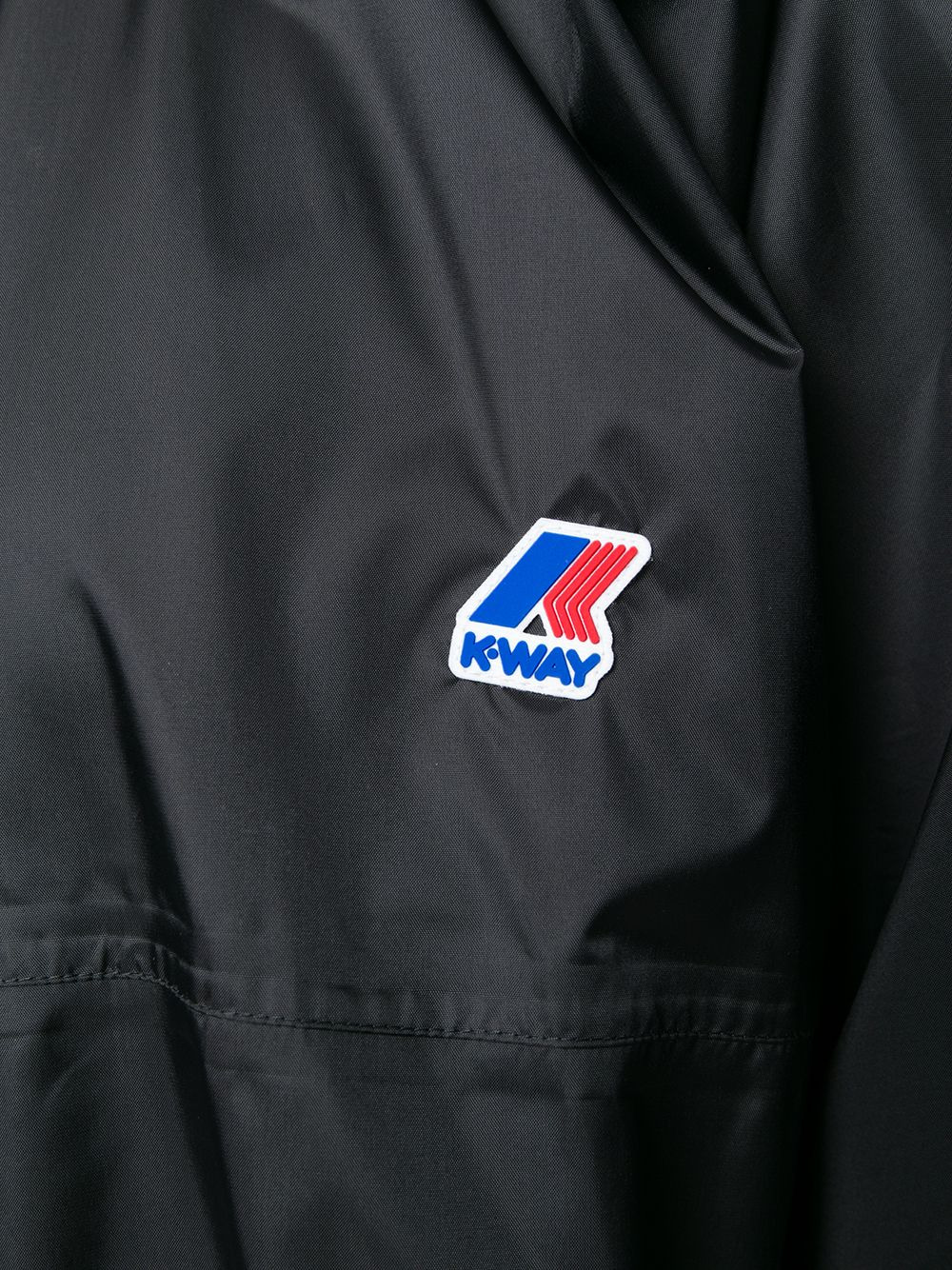 X K-Way oversized zipped coat - 5