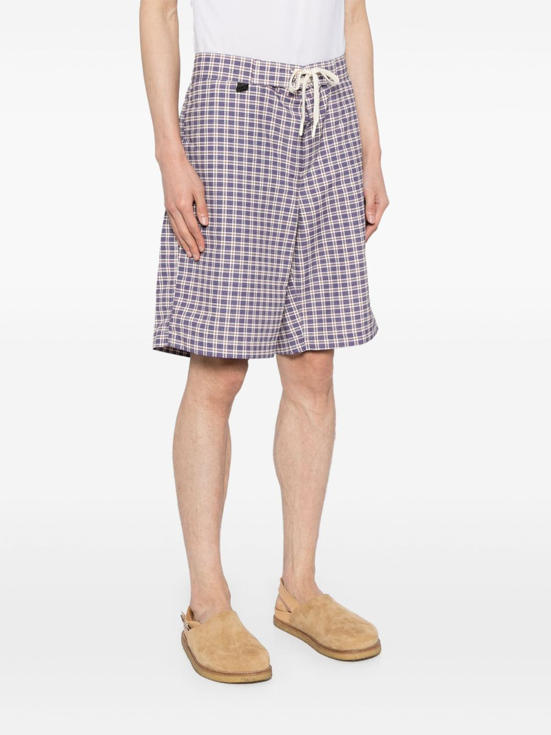 plaid check-print shorts 3
