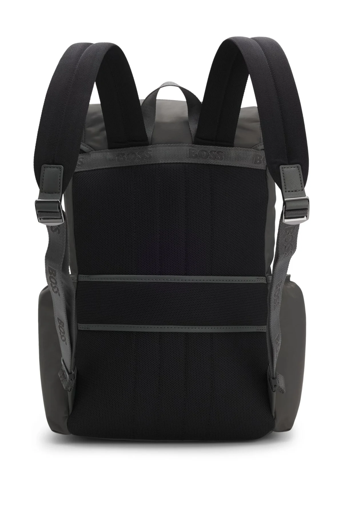 FLAP BACKPACK WITH DOUBLE B MONOGRAM HARDWARE - 1