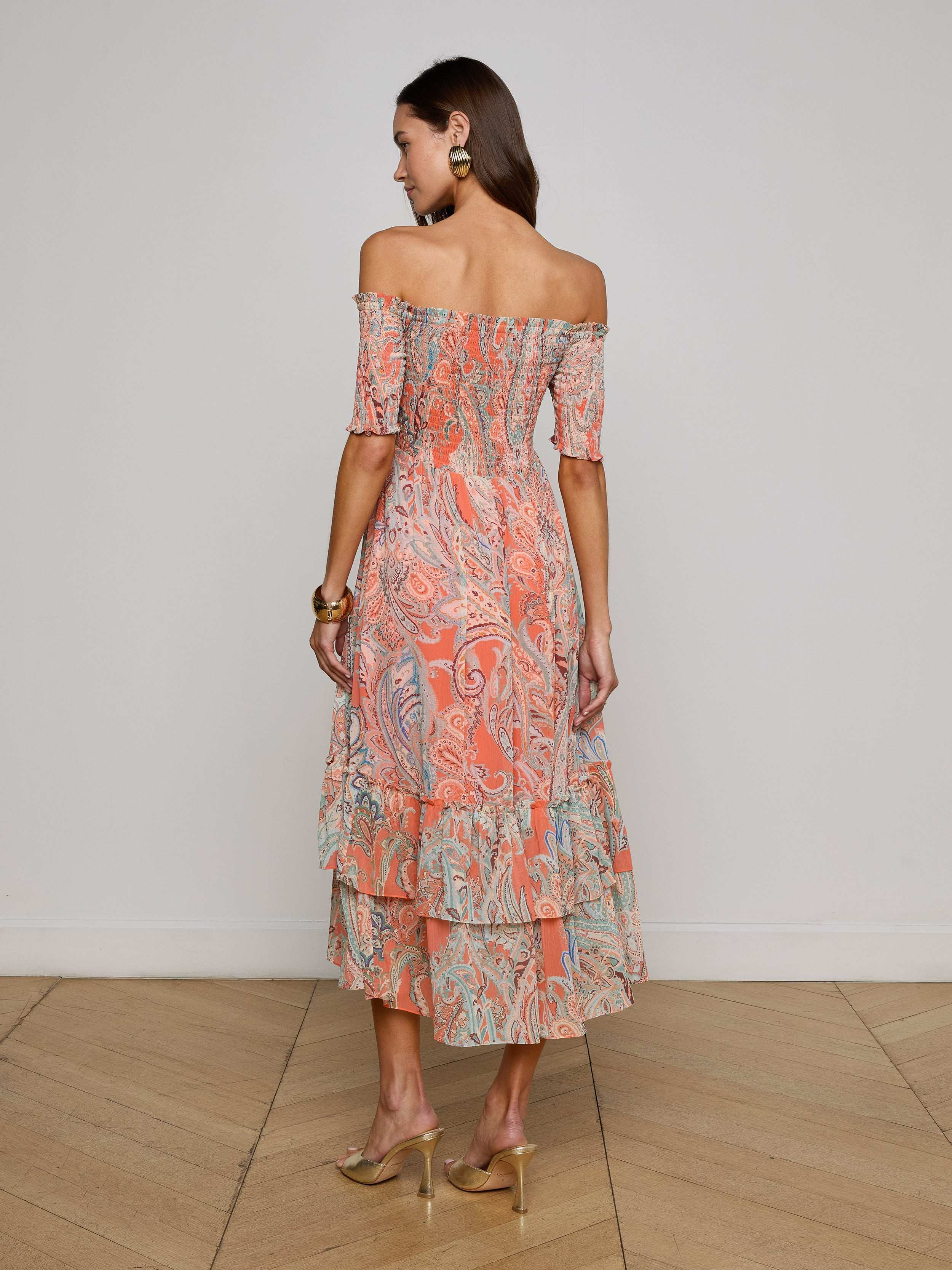 Oriel Off-The-Shoulder Dress - 5