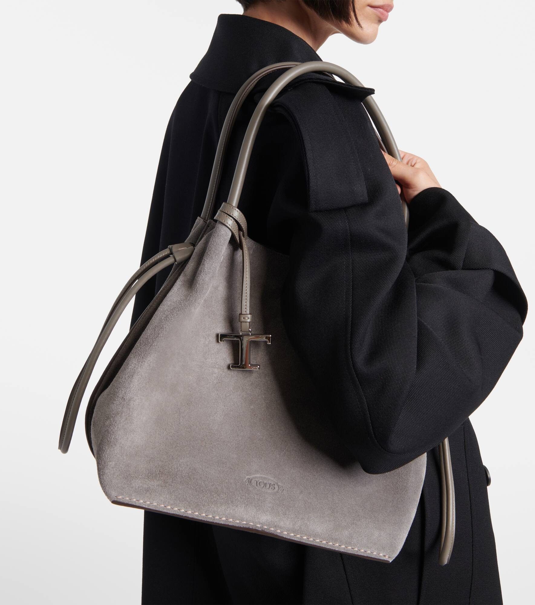 Buz Medium suede bucket bag - 2