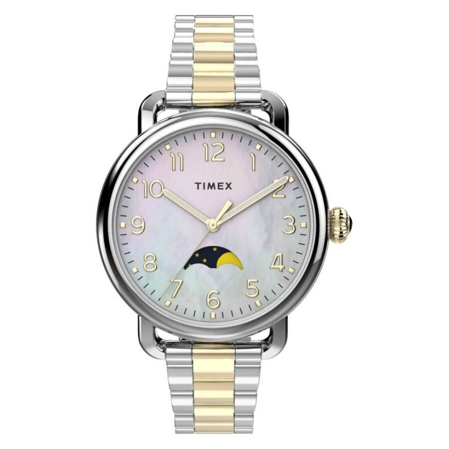 Timex - Timex Standard Moonphase Quartz Ladies Watch TW2U98400 - 1