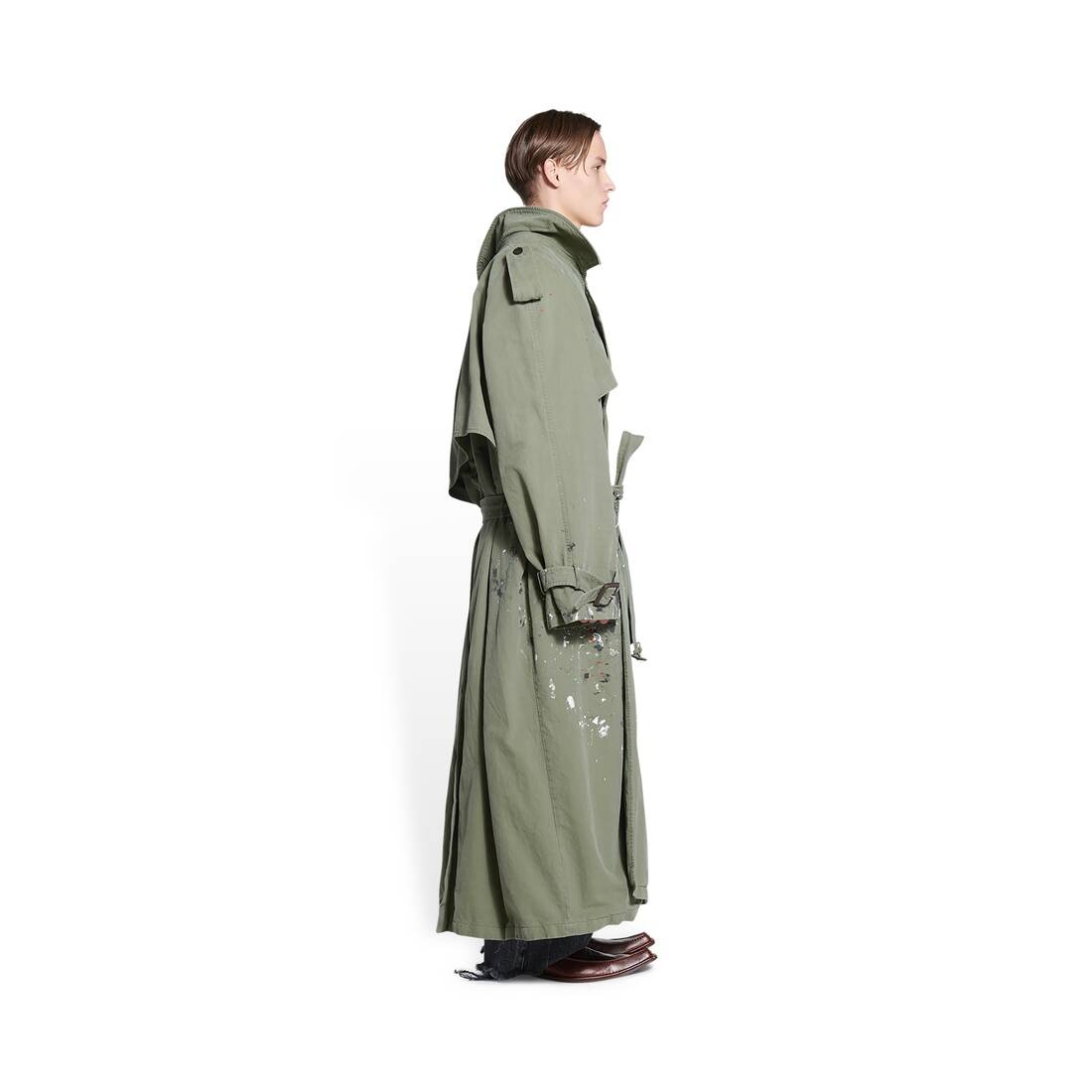 Men's Artist Trench in Beige - 3