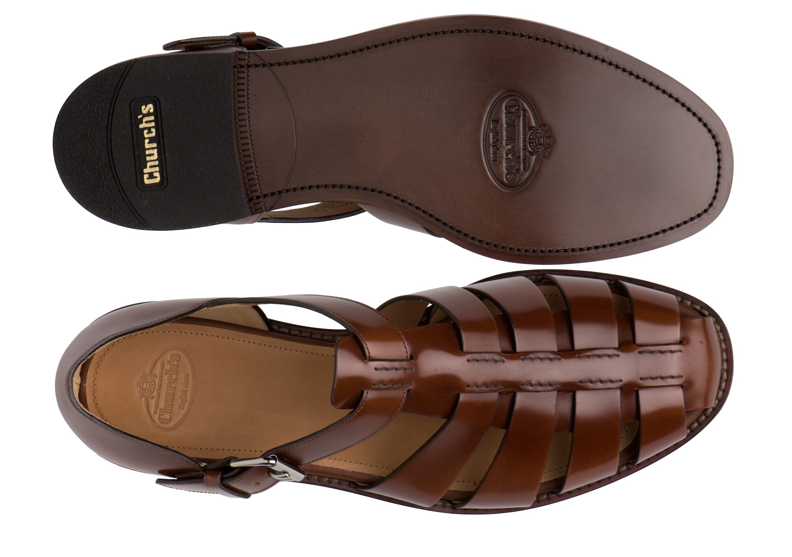 Fisherman
Bookbinder Fume Leather Sandal Tabac - 3