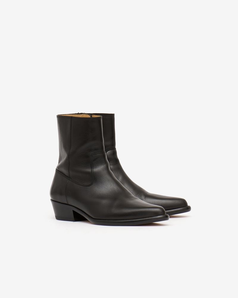 DELIX LEATHER ANKLE BOOTS - 3