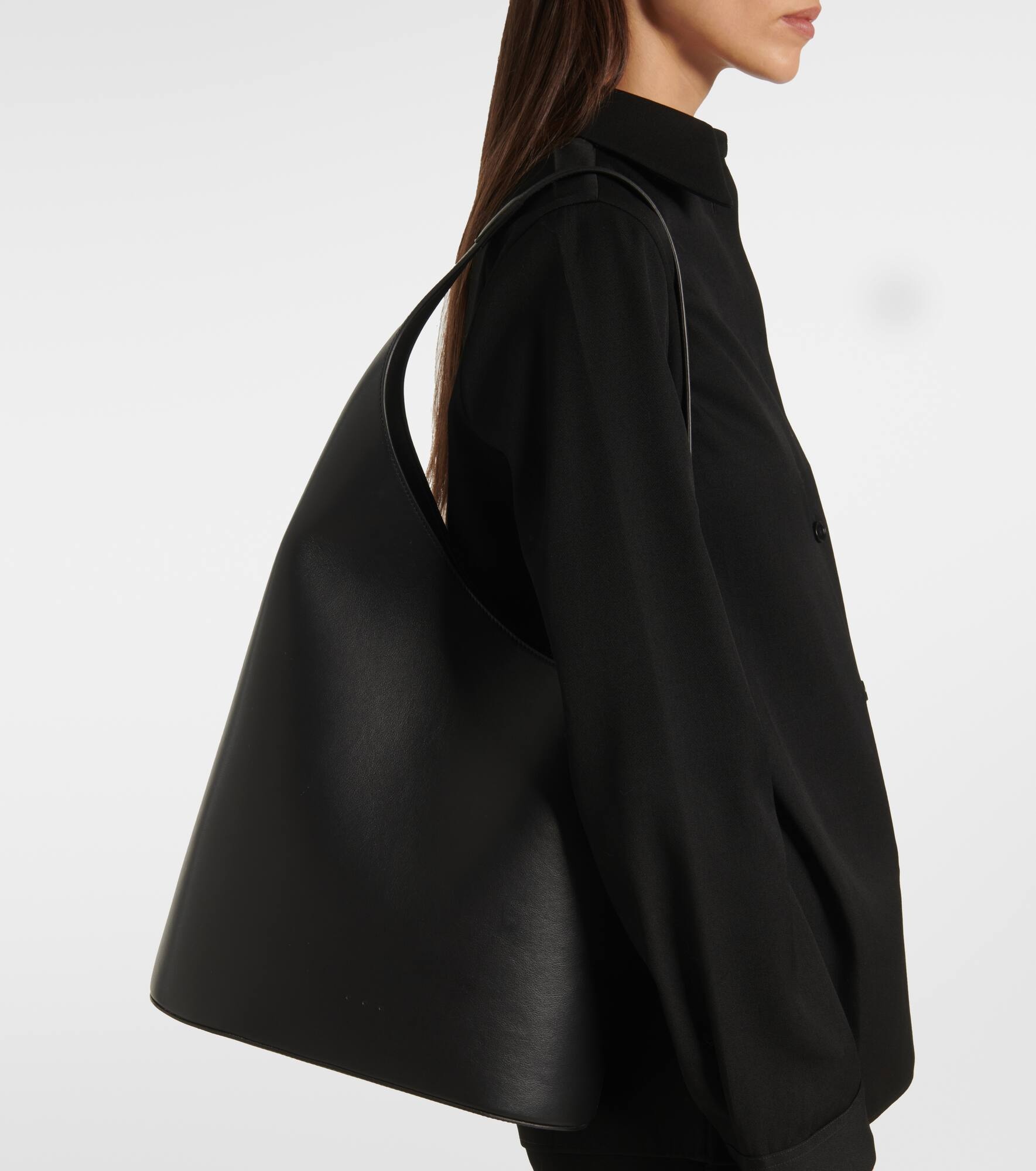 Lune Large leather tote bag - 2