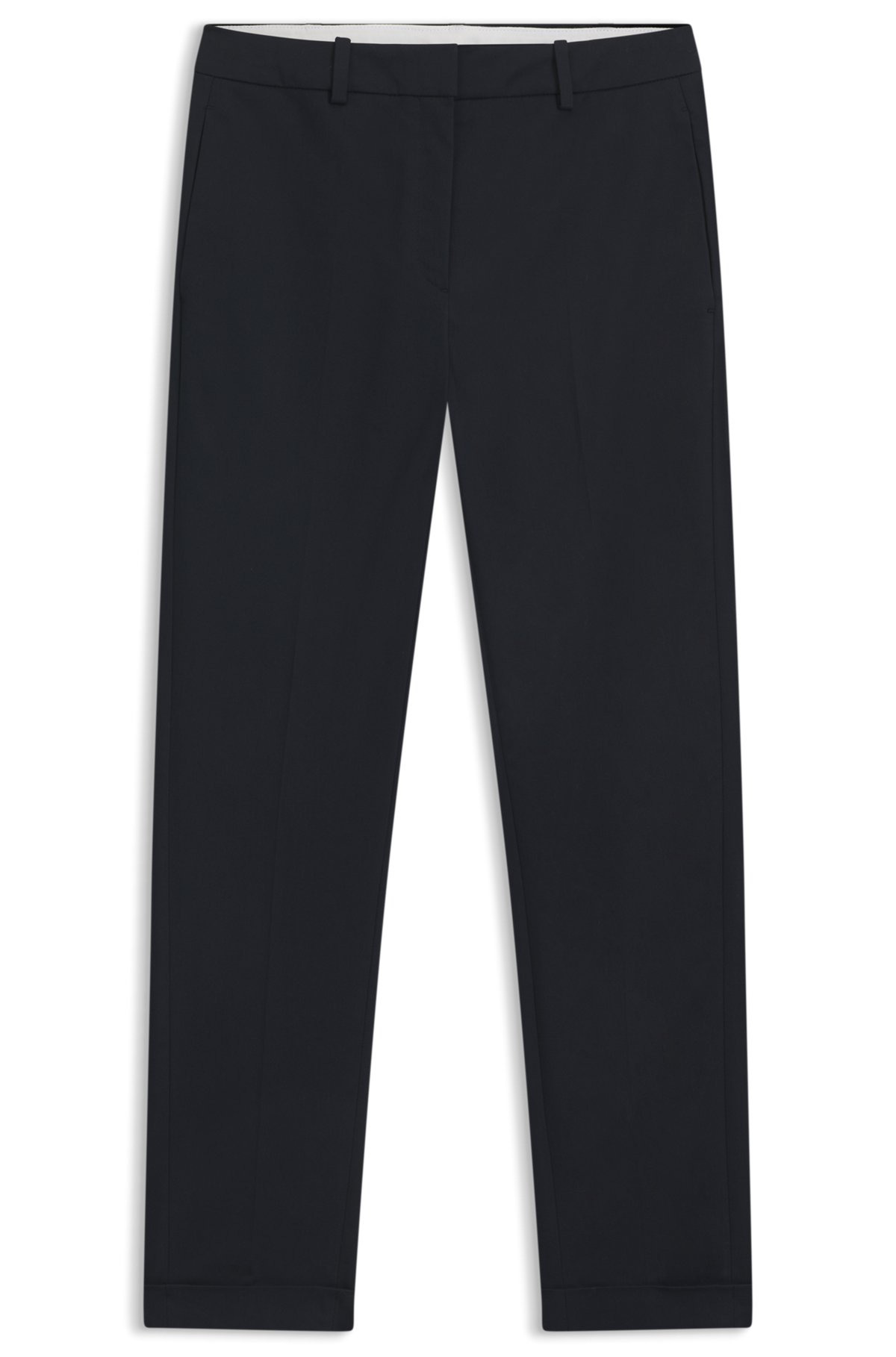 REGULAR-FIT TROUSERS IN STRETCH-COTTON TWILL - 1