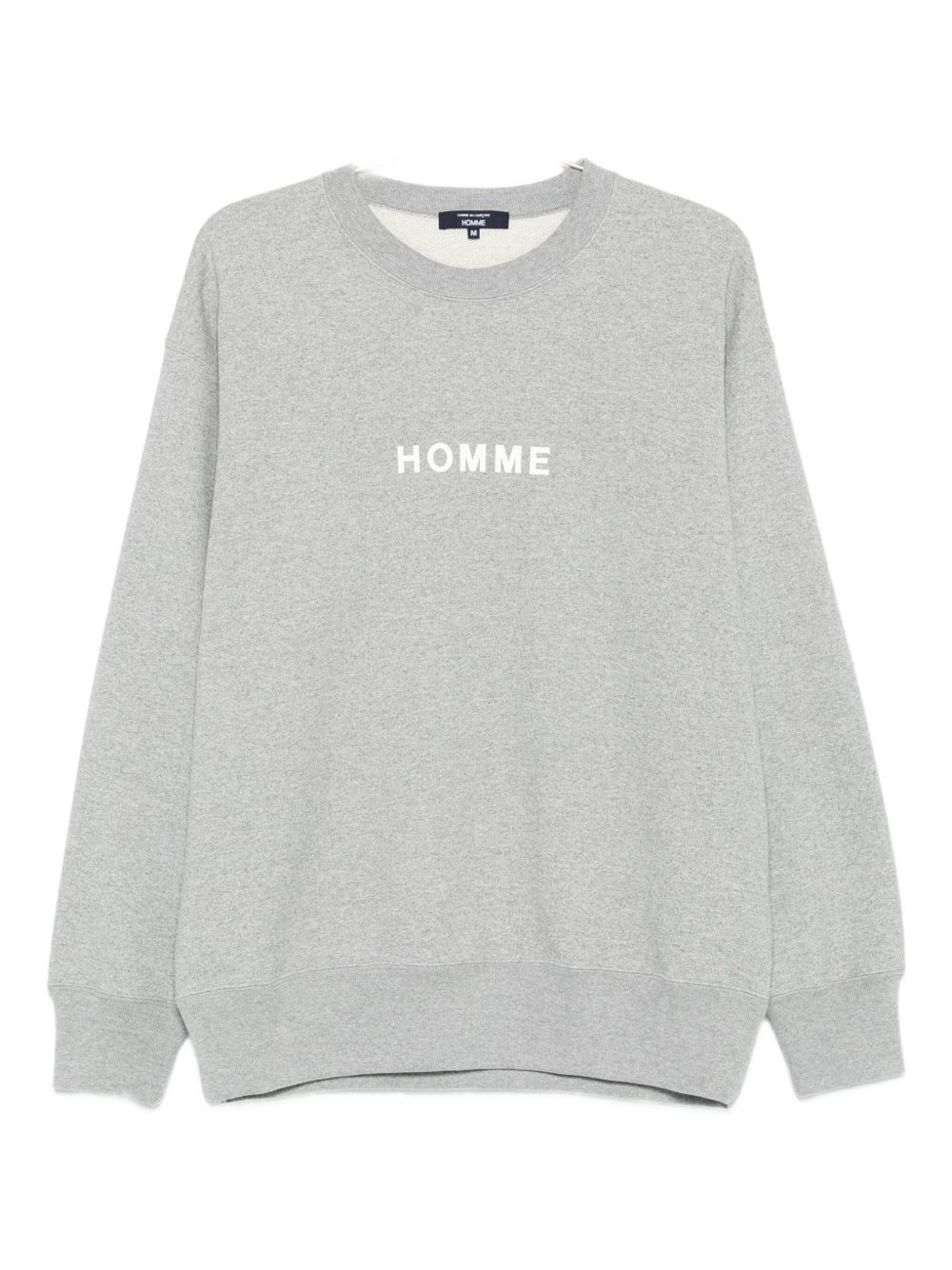 crew-neck cotton sweatshirt - 1