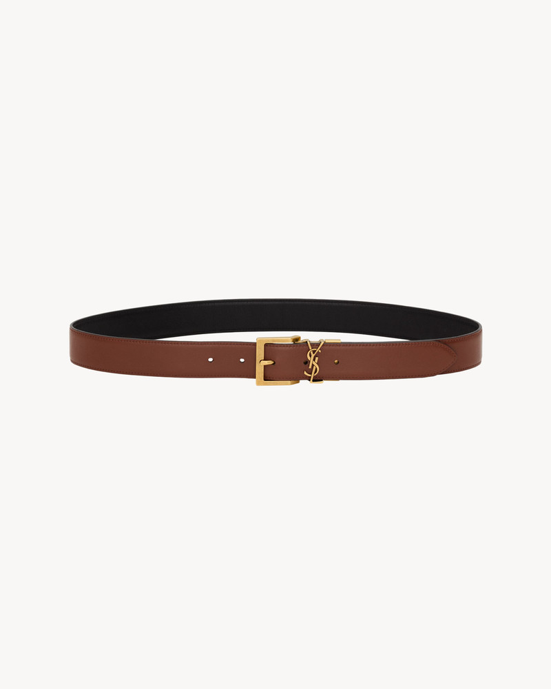 CASSANDRE VADIM REVERSIBLE BELT IN SMOOTH LEATHER 5