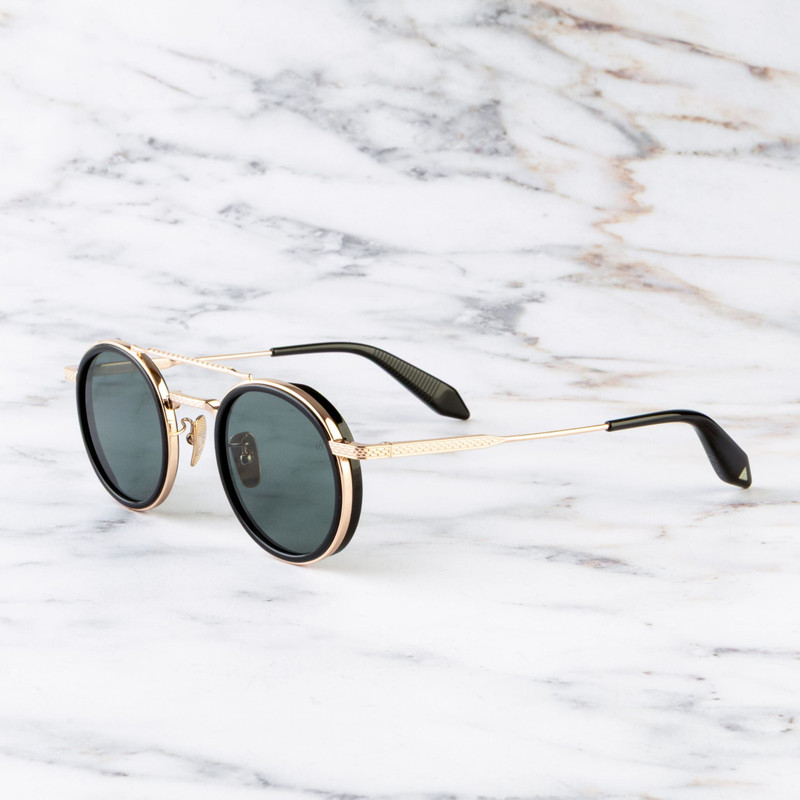 CUTLER AND GROSS BREITLING CHRONO 0002 ROUND SUNGLASSES outlook