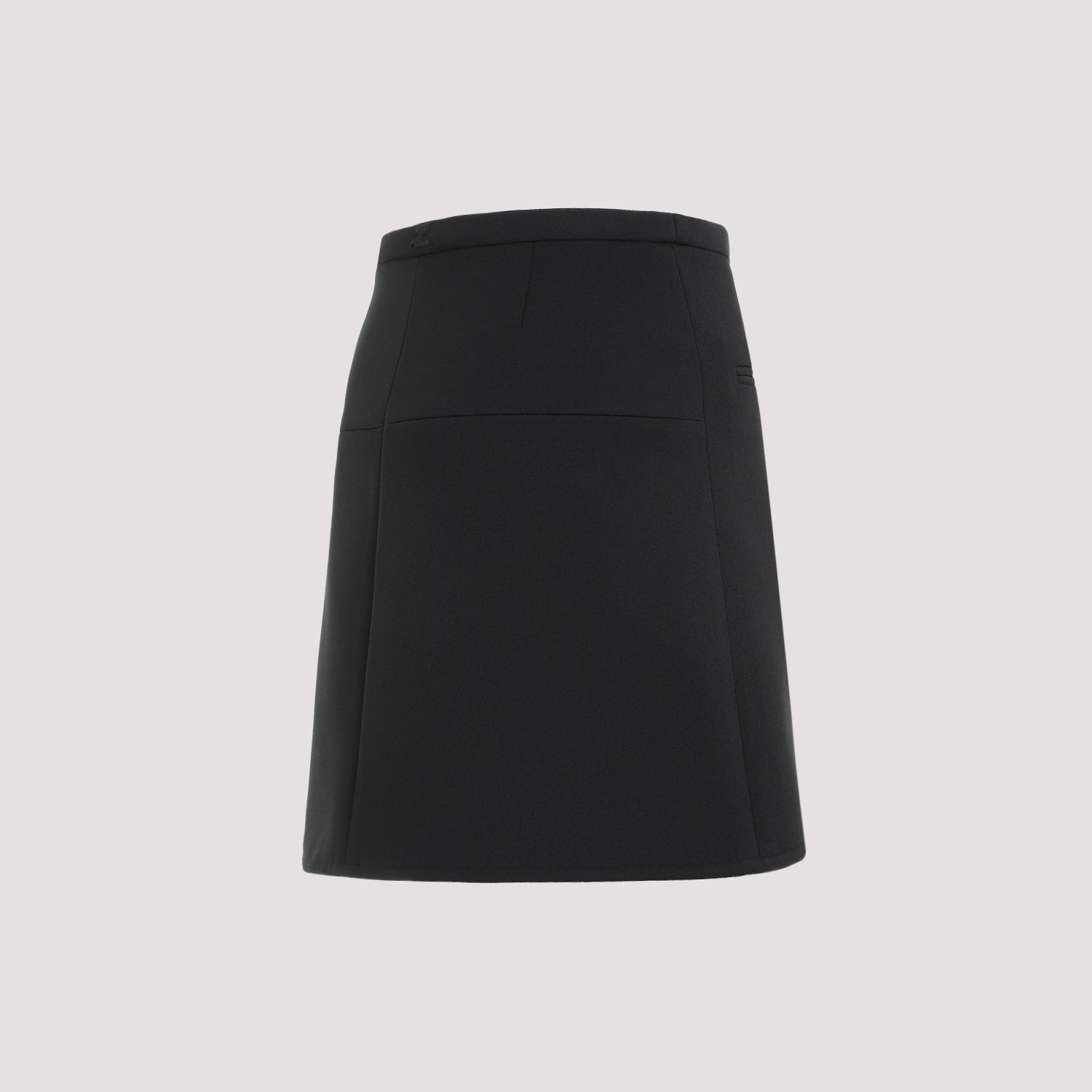 Courreges Ellipse Twill Mini Skirt Women - 3