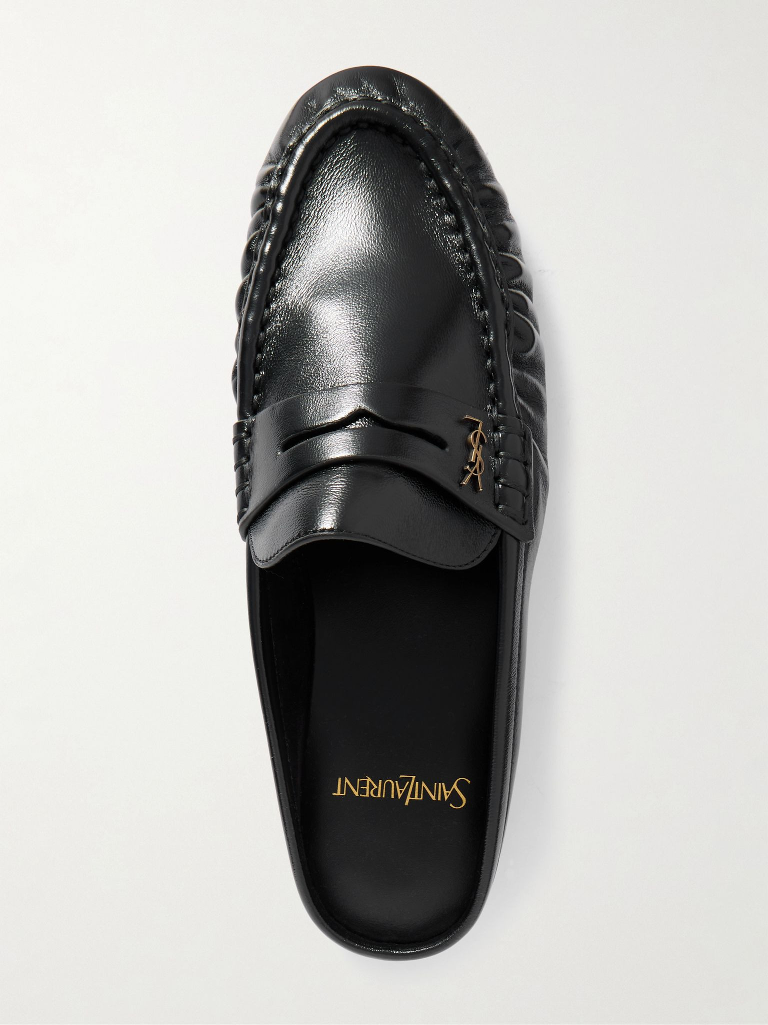 Le Loafer logo-embellished mules Black - 5