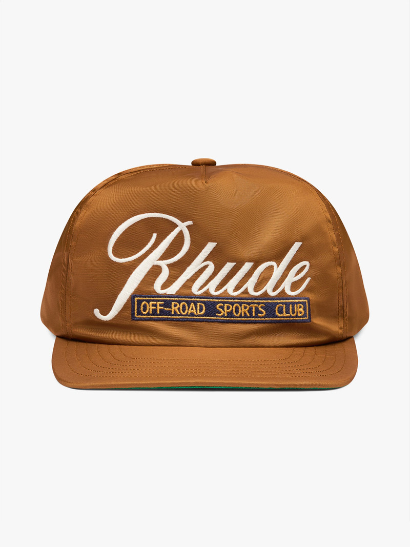 RHUDE SPORTS CLUB NYLON HAT 1