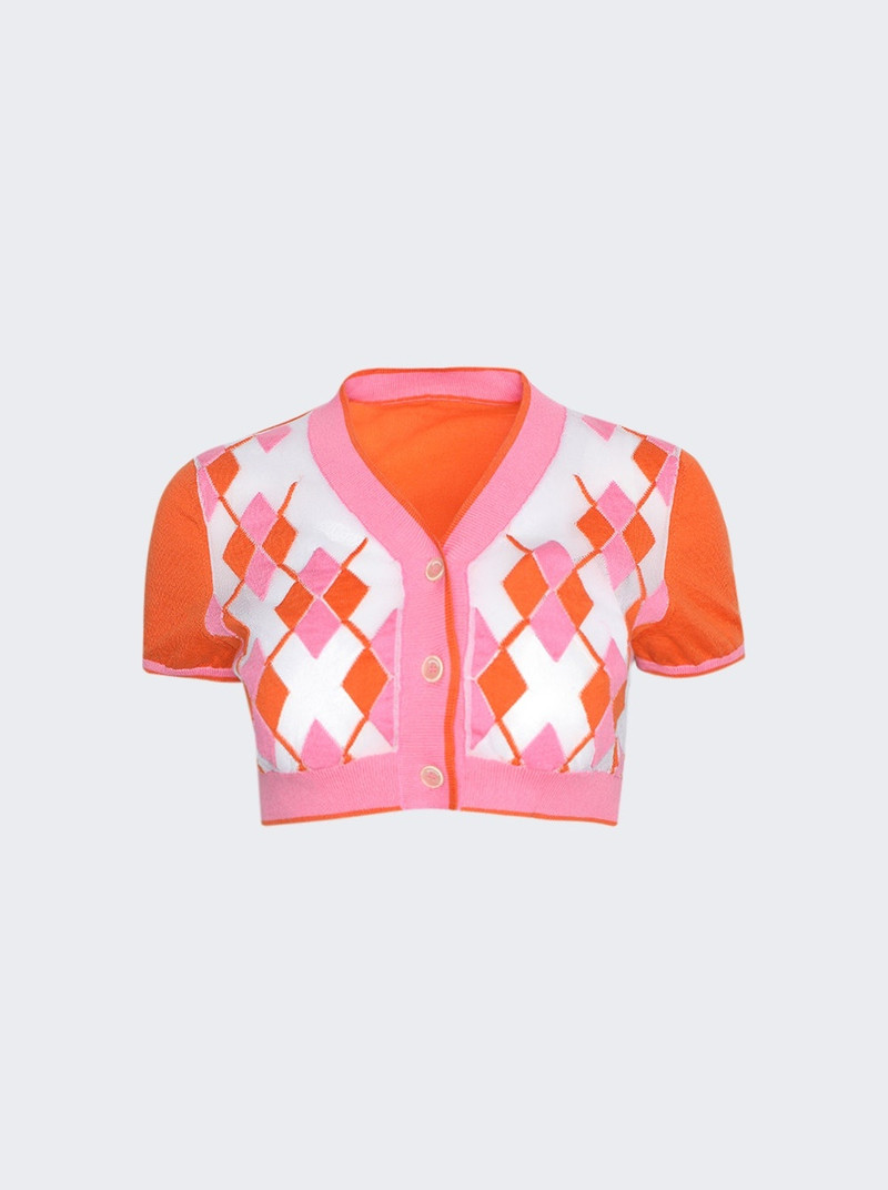 Le Cardigan Toledo Court Orange - 1