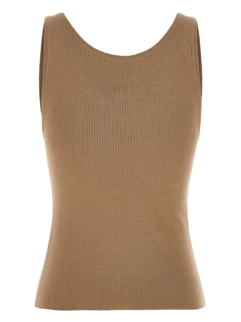 Moschino ribbed tank top outlook