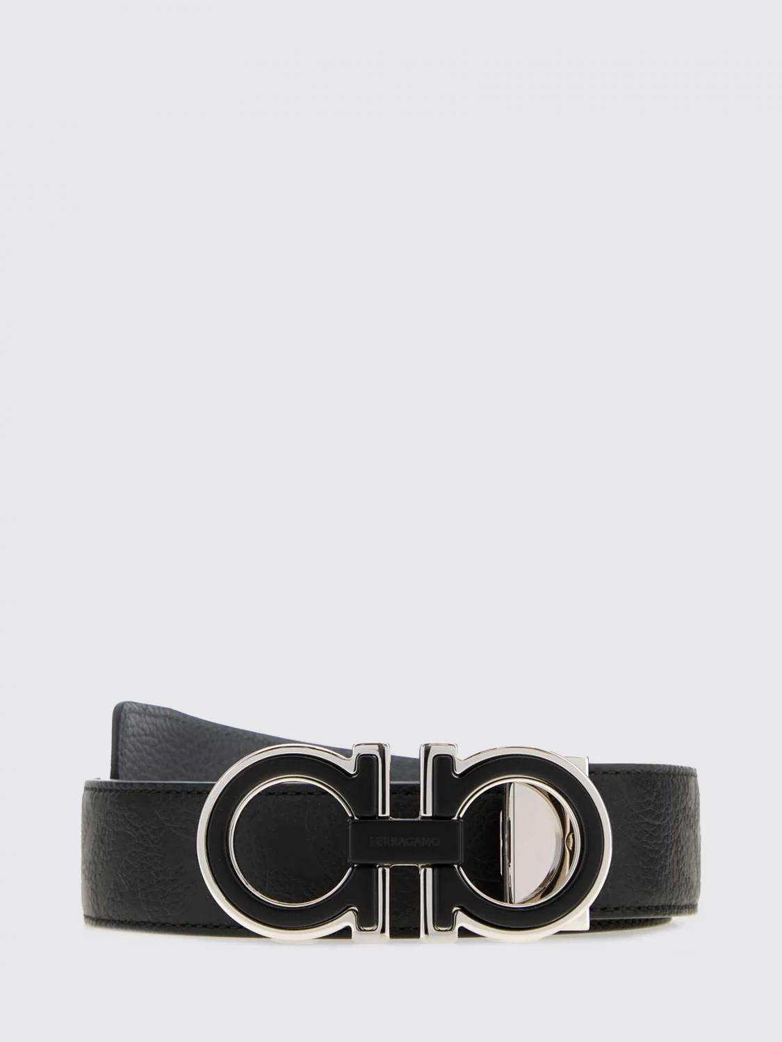 FERRAGAMO Gancini Reversible Leather Belt - 1