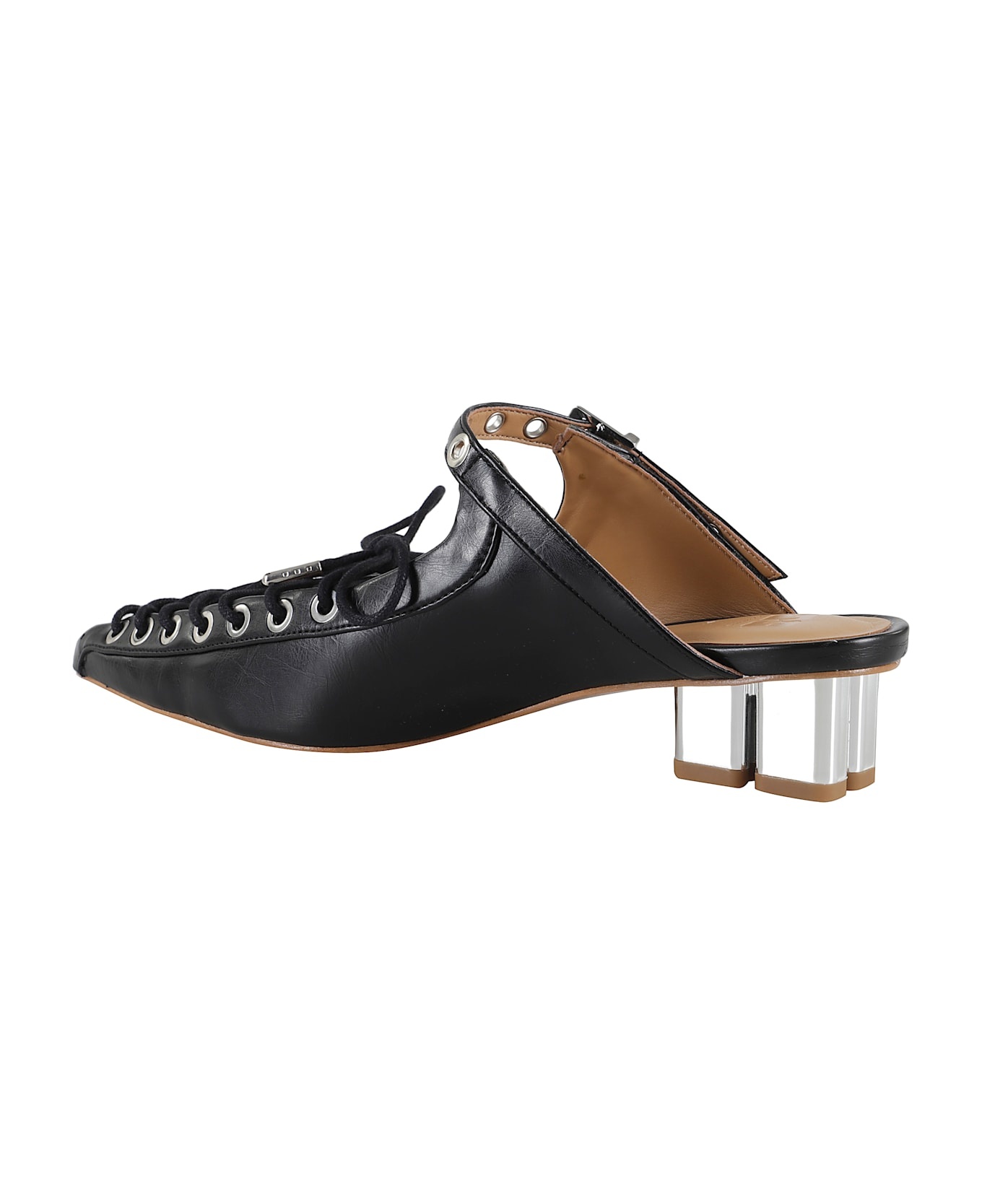 Slipper-mule In Black Polyuretan - 3