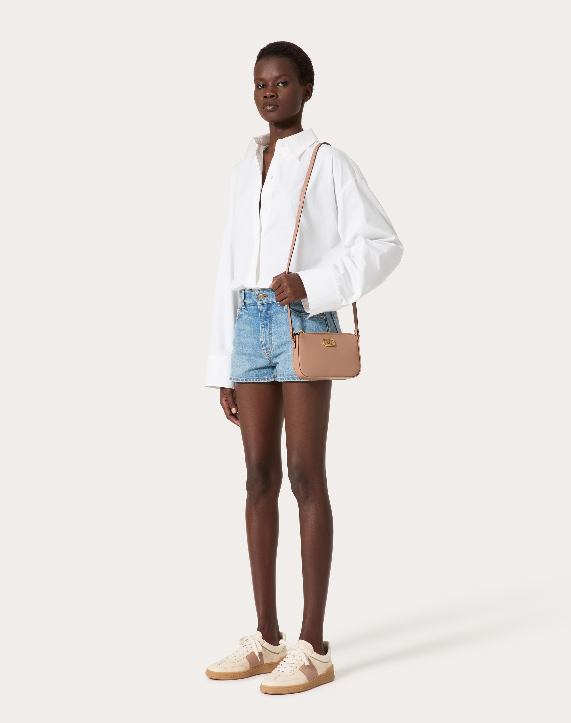 MINI VLOGO SIGNATURE CALFSKIN CROSSBODY BAG - 2