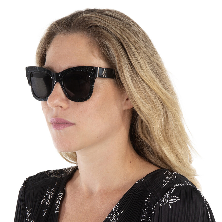 Jimmy Choo Grey Square Ladies Sunglasses JAN/S 0DXF/IR 52 - 2