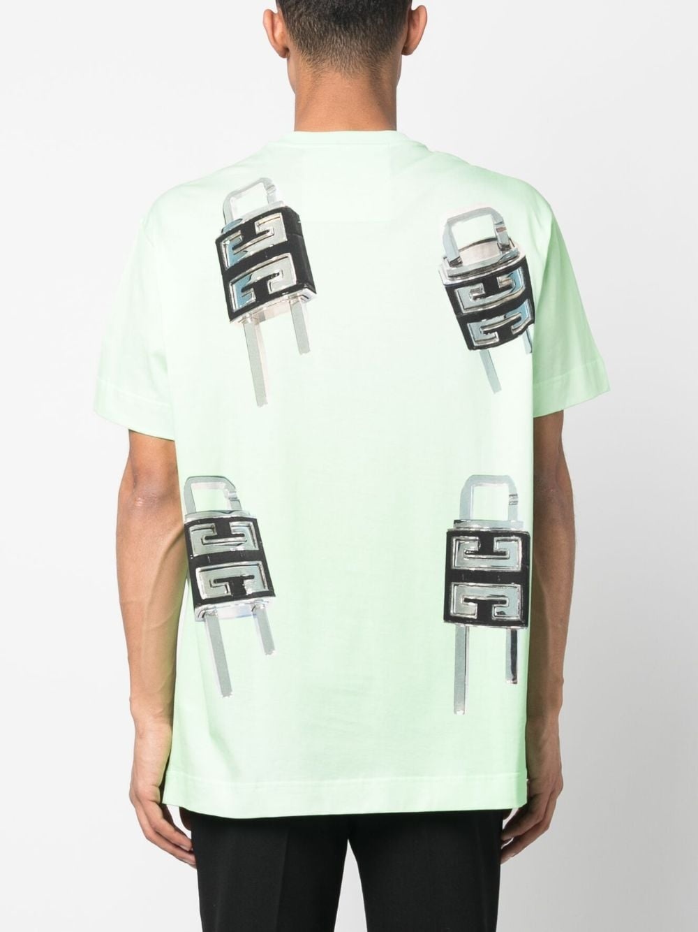 illustration-print cotton T-shirt - 4