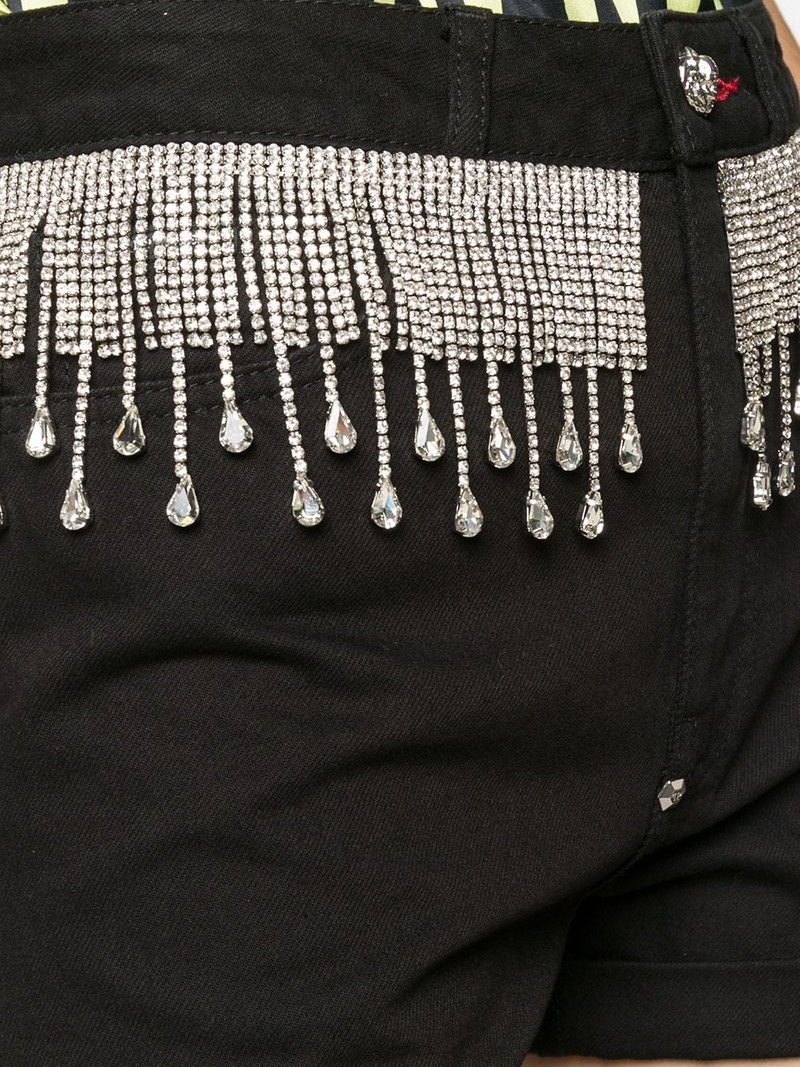 crystal-fringed shorts 5