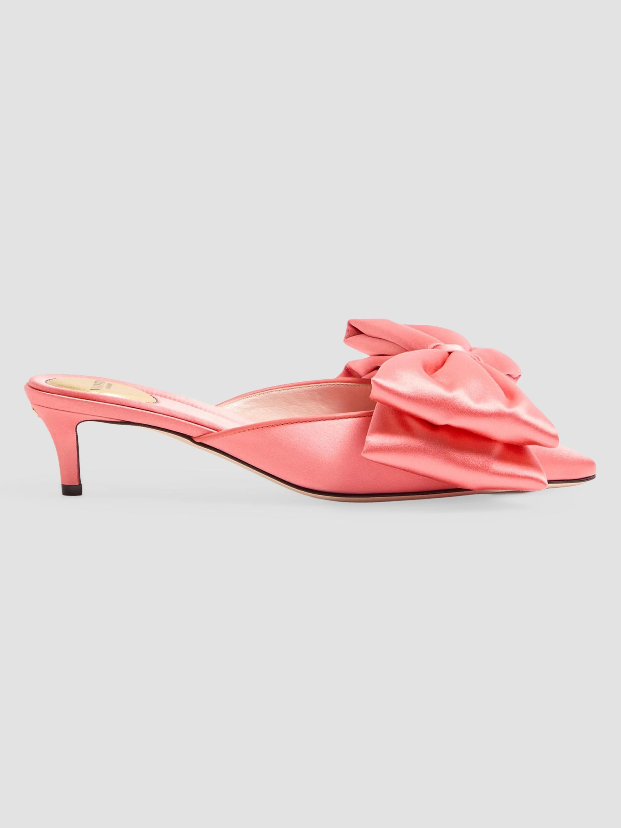 Women's Yolande 45MM Satin Mules - Salmon - 1