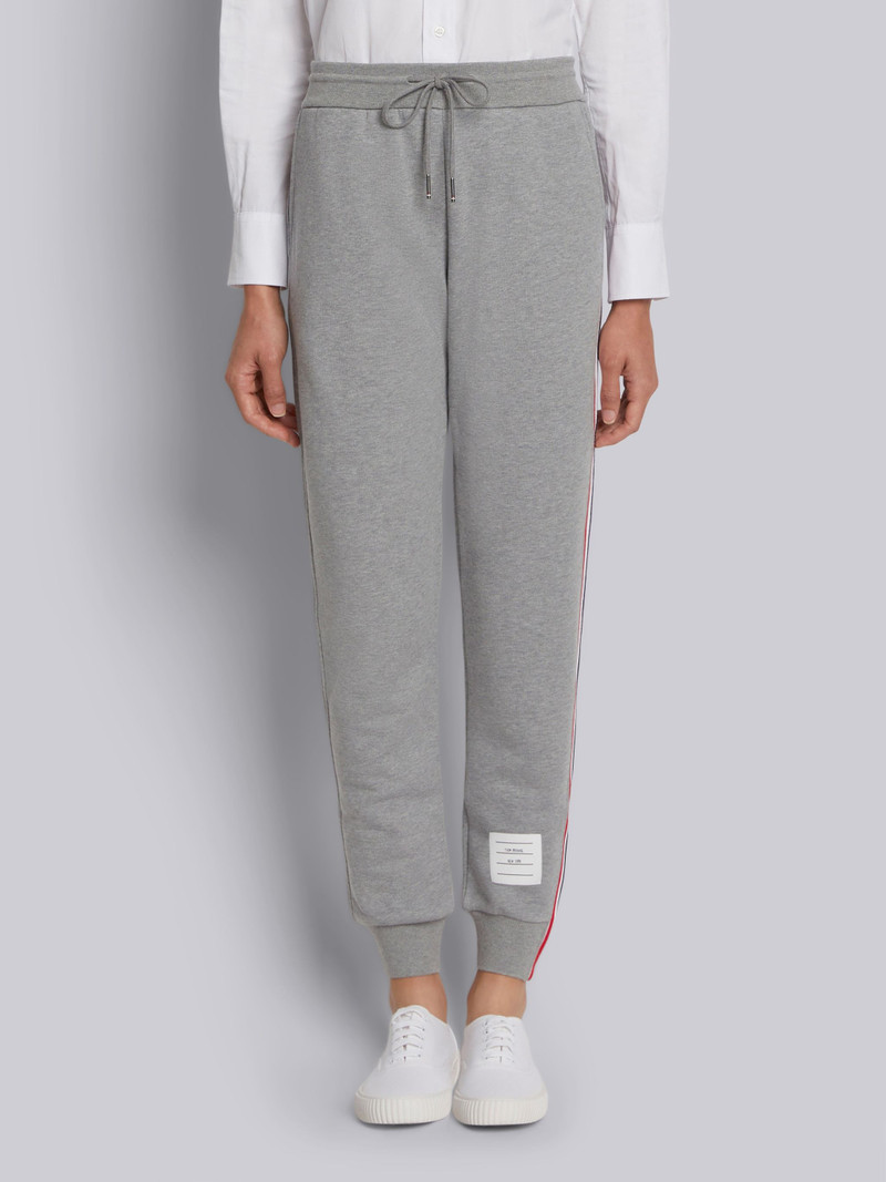 Light Grey Classic Loopback Left Stripe Light Grey Sweatpant - 1