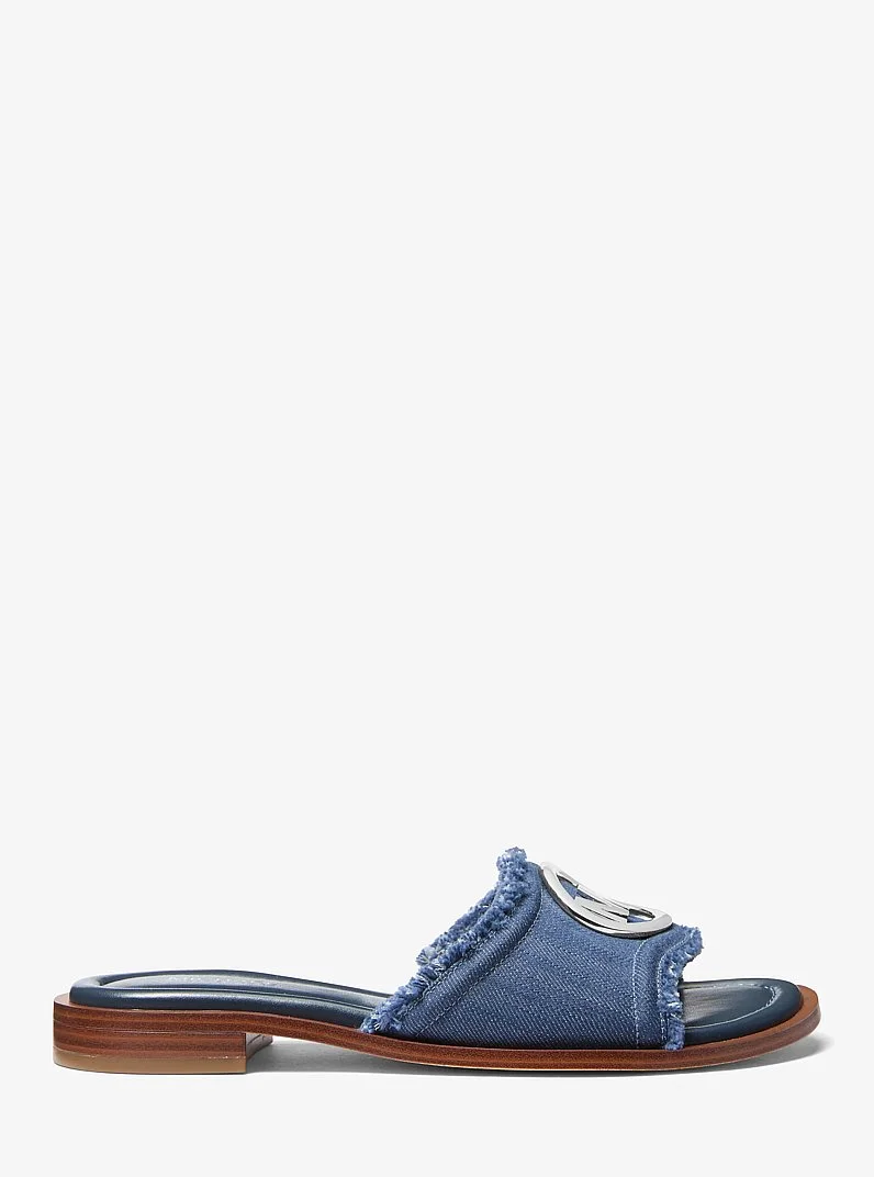 Hannah Denim Slide Sandal - 1