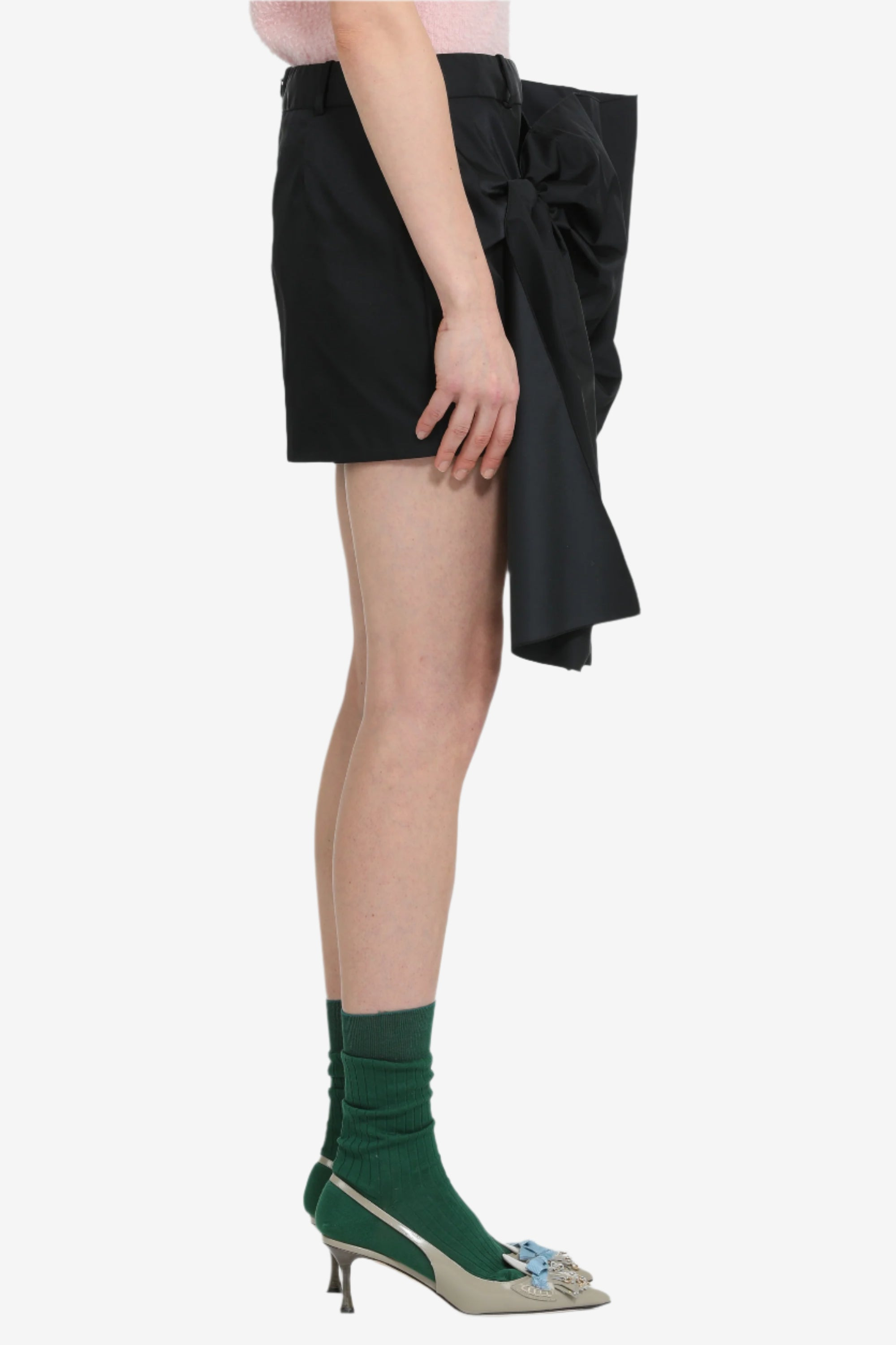MINI SKIRT WITH MAXI BOW - 3