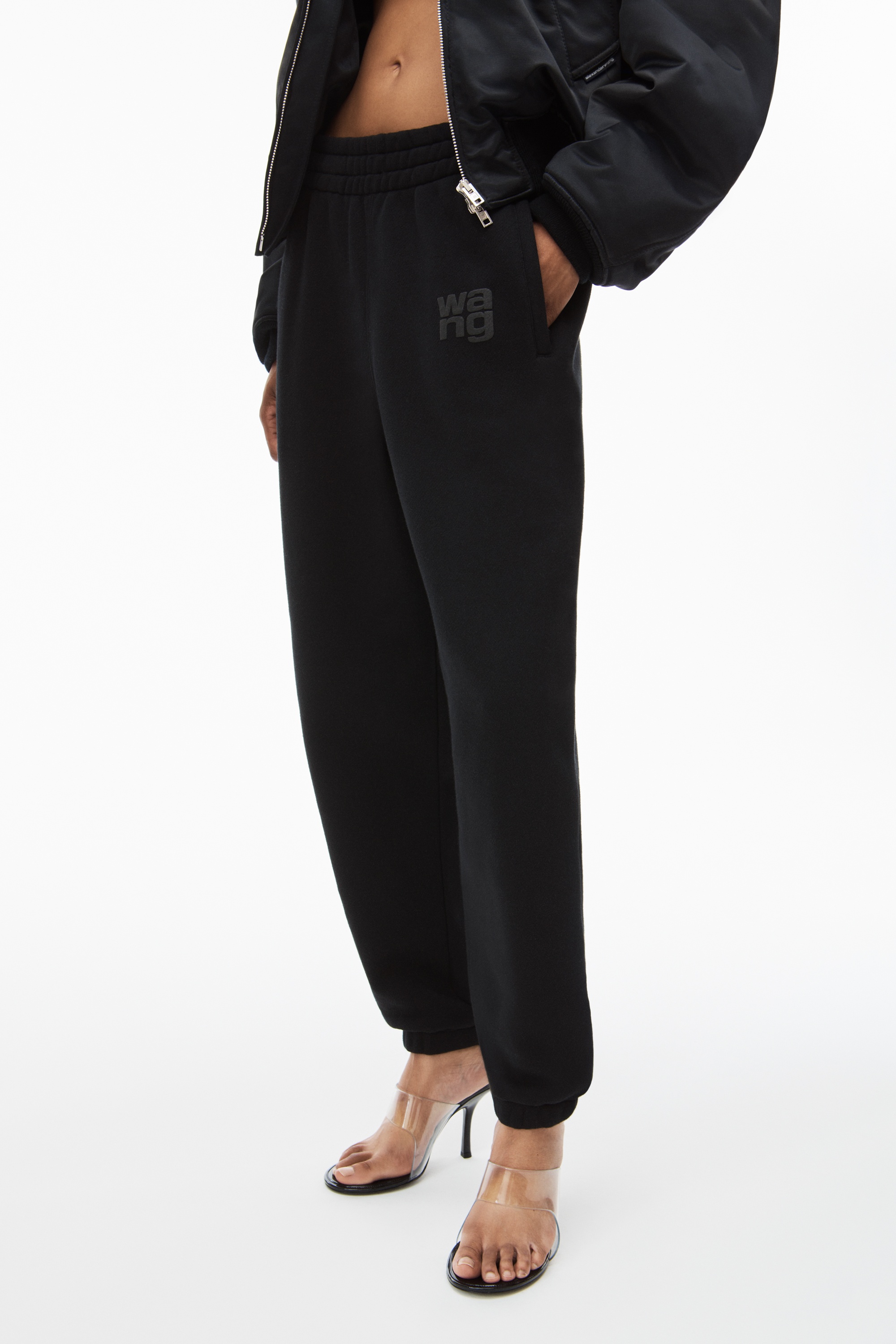 PUFF LOGO SWEATPANT IN STRUCTURED TERRY - 3