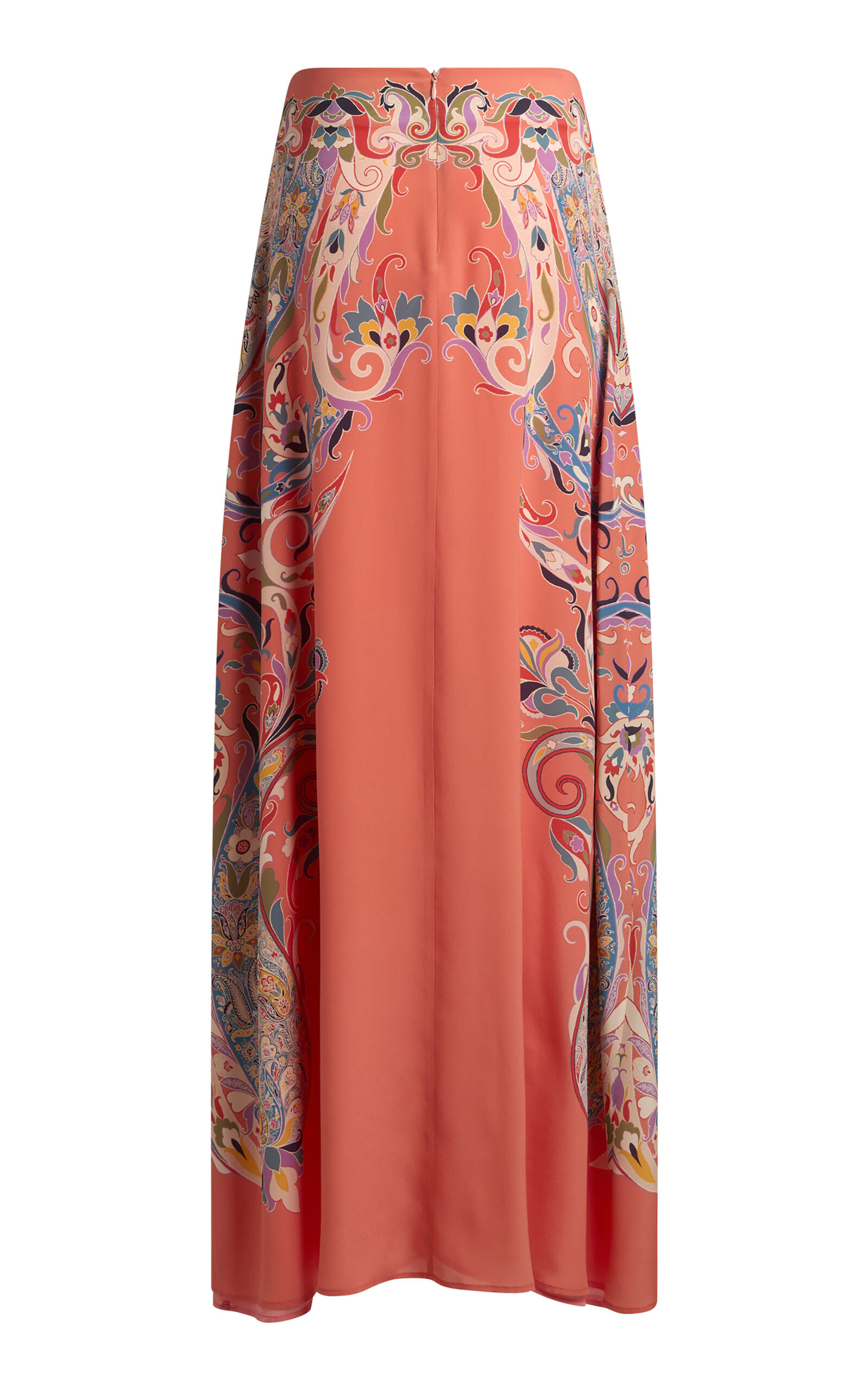 Silk Maxi Skirt multi - 2