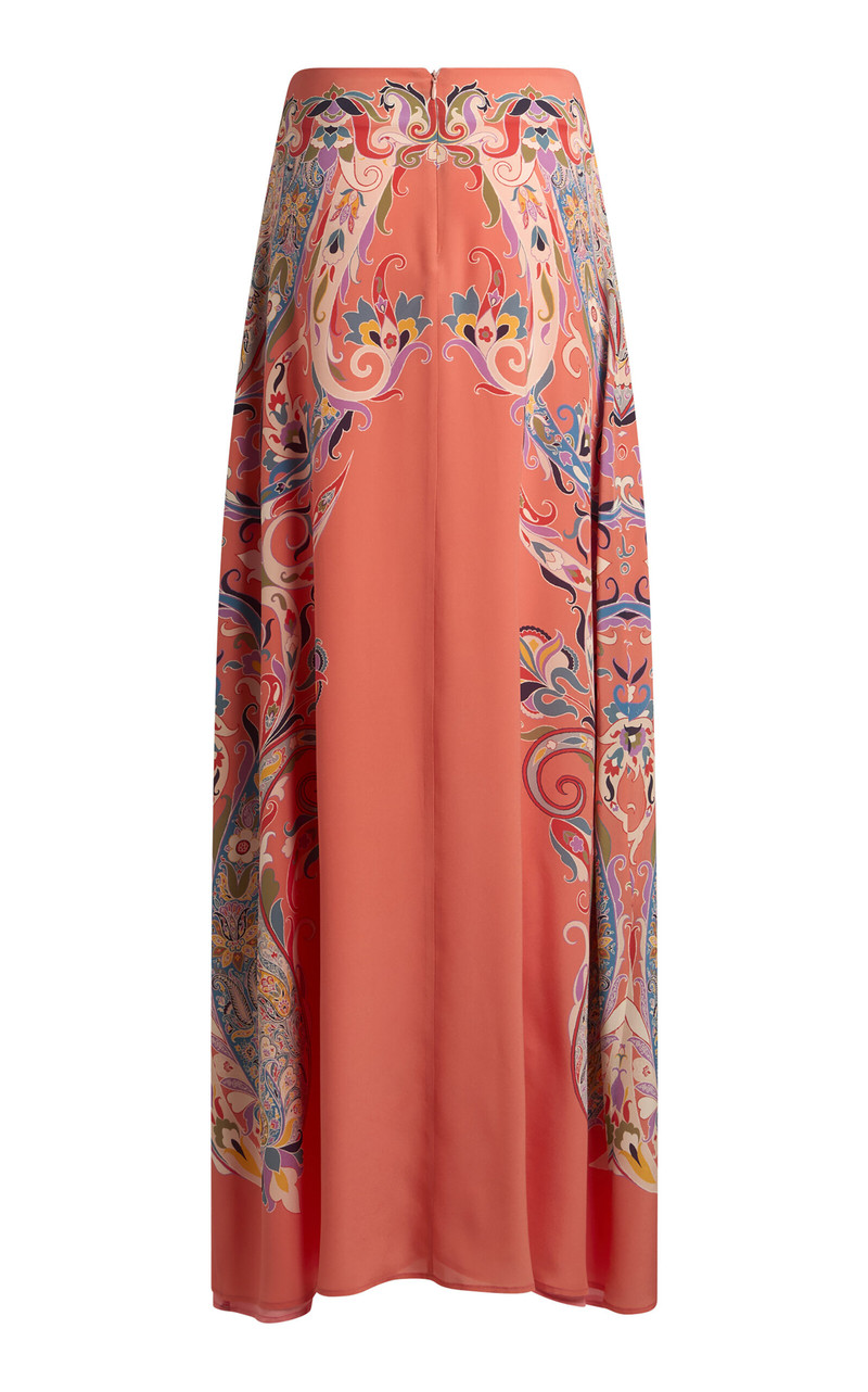 Etro Silk Maxi Skirt multi outlook