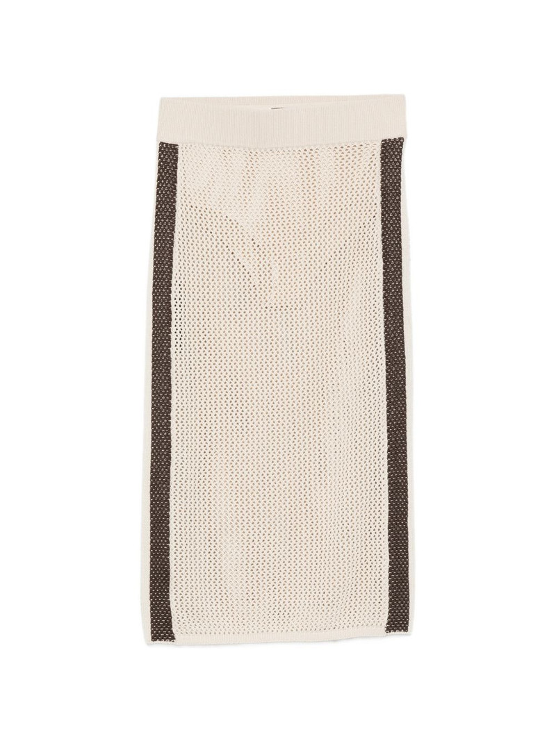 knitted striped skirt 1