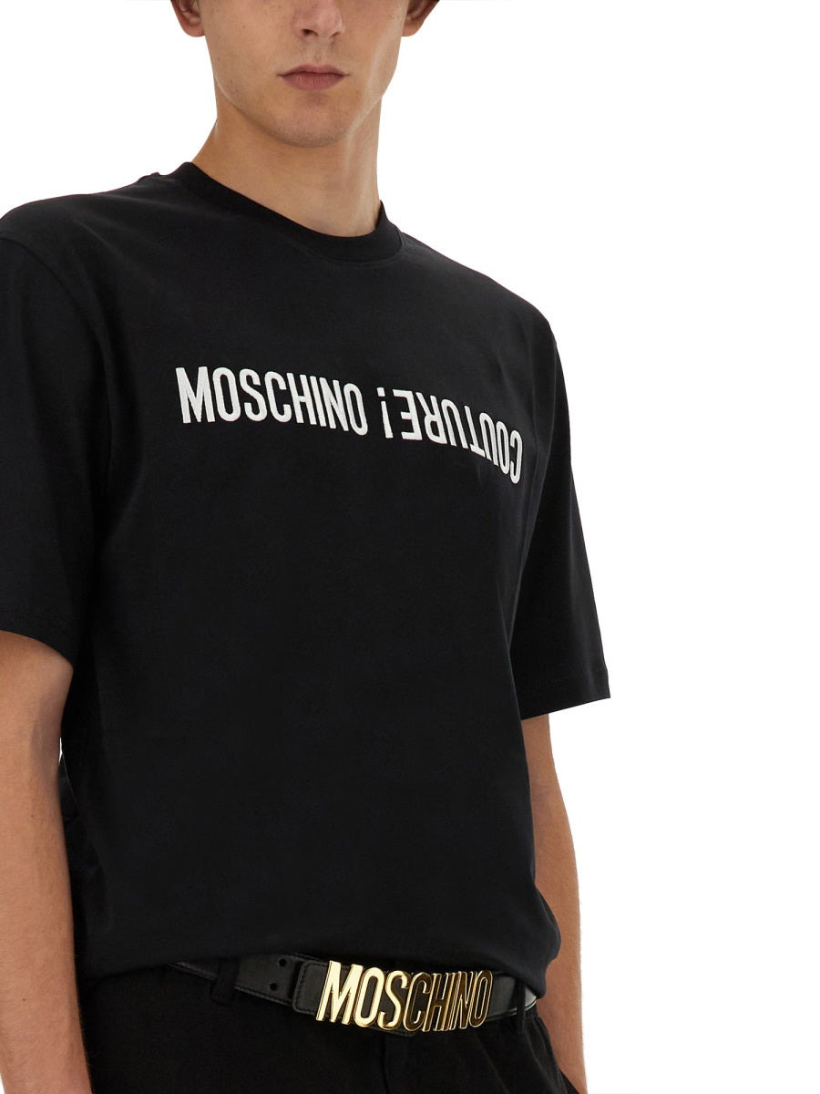 Moschino Men T-Shirt With Logo - 4