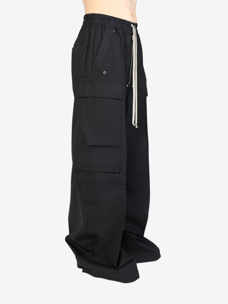 Rick Owens wide-leg cargo trousers outlook
