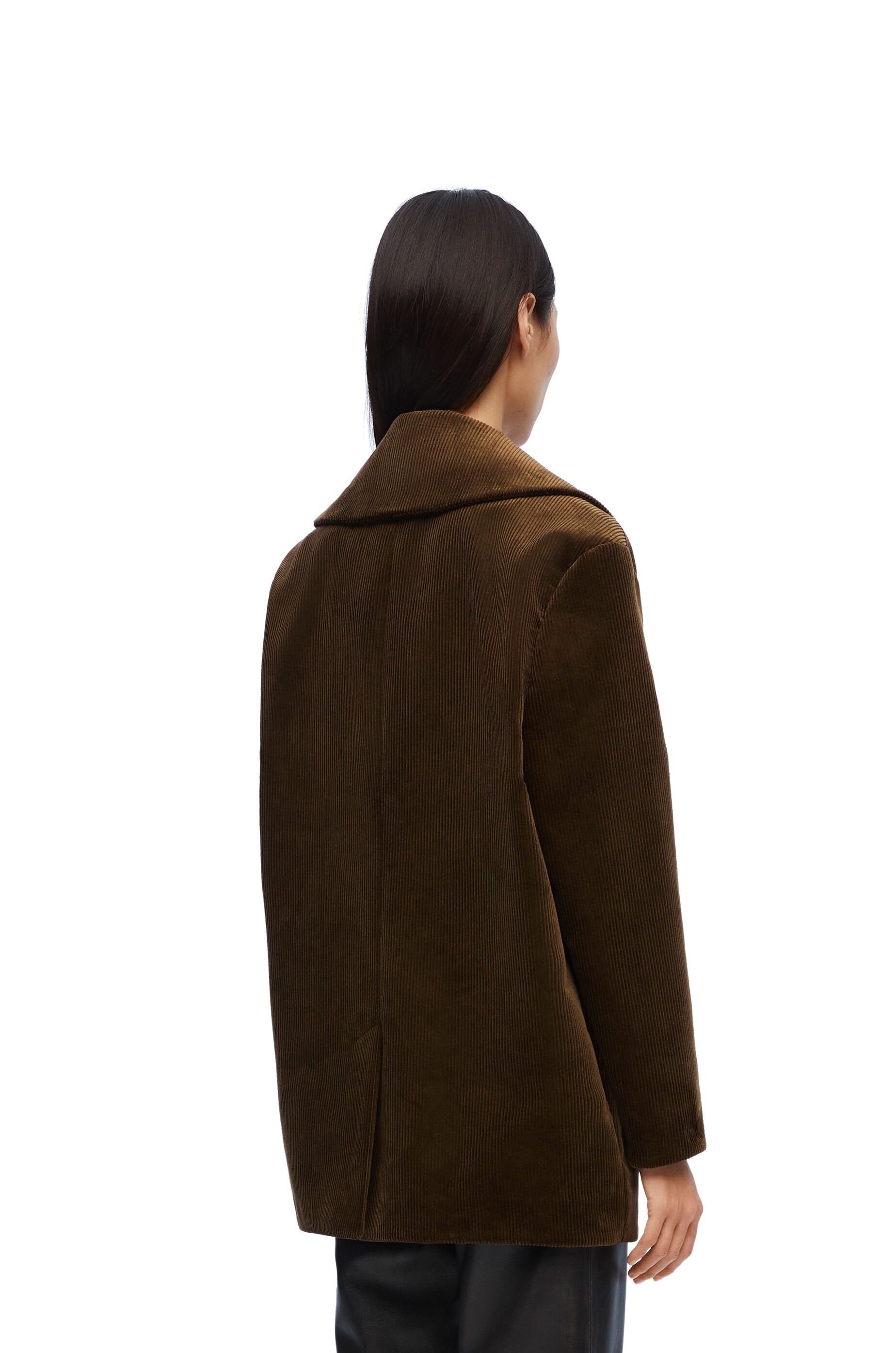 Double breasted jacket in cotton - 4