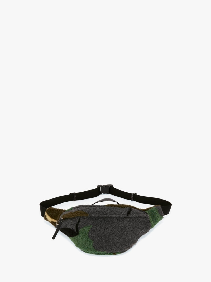 FLEECE BUM BAG WITH APPLE MOTIF 1