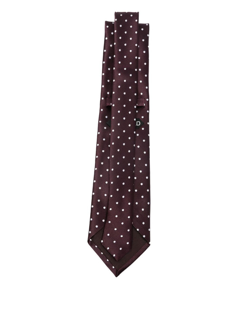 TOM FORD polka-dot silk tie outlook