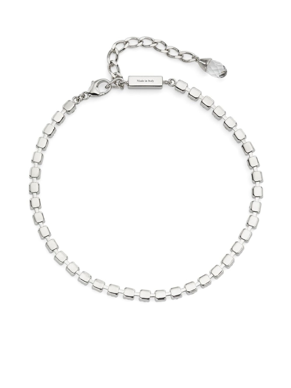 Saeda crystal embellished anklet - 6