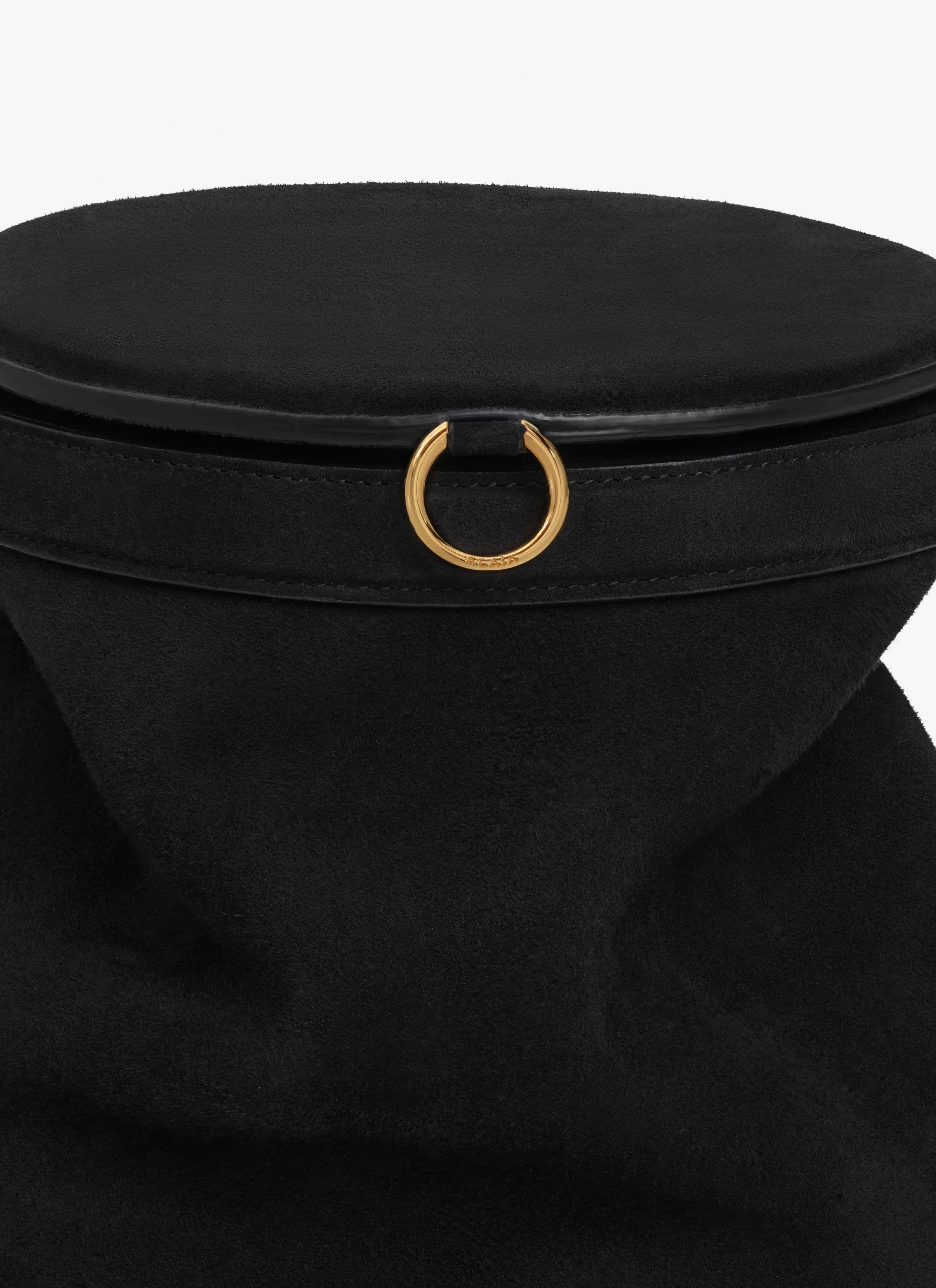 LA CANETTE MEDIUM BAG IN SUEDE GOATSKIN - 4