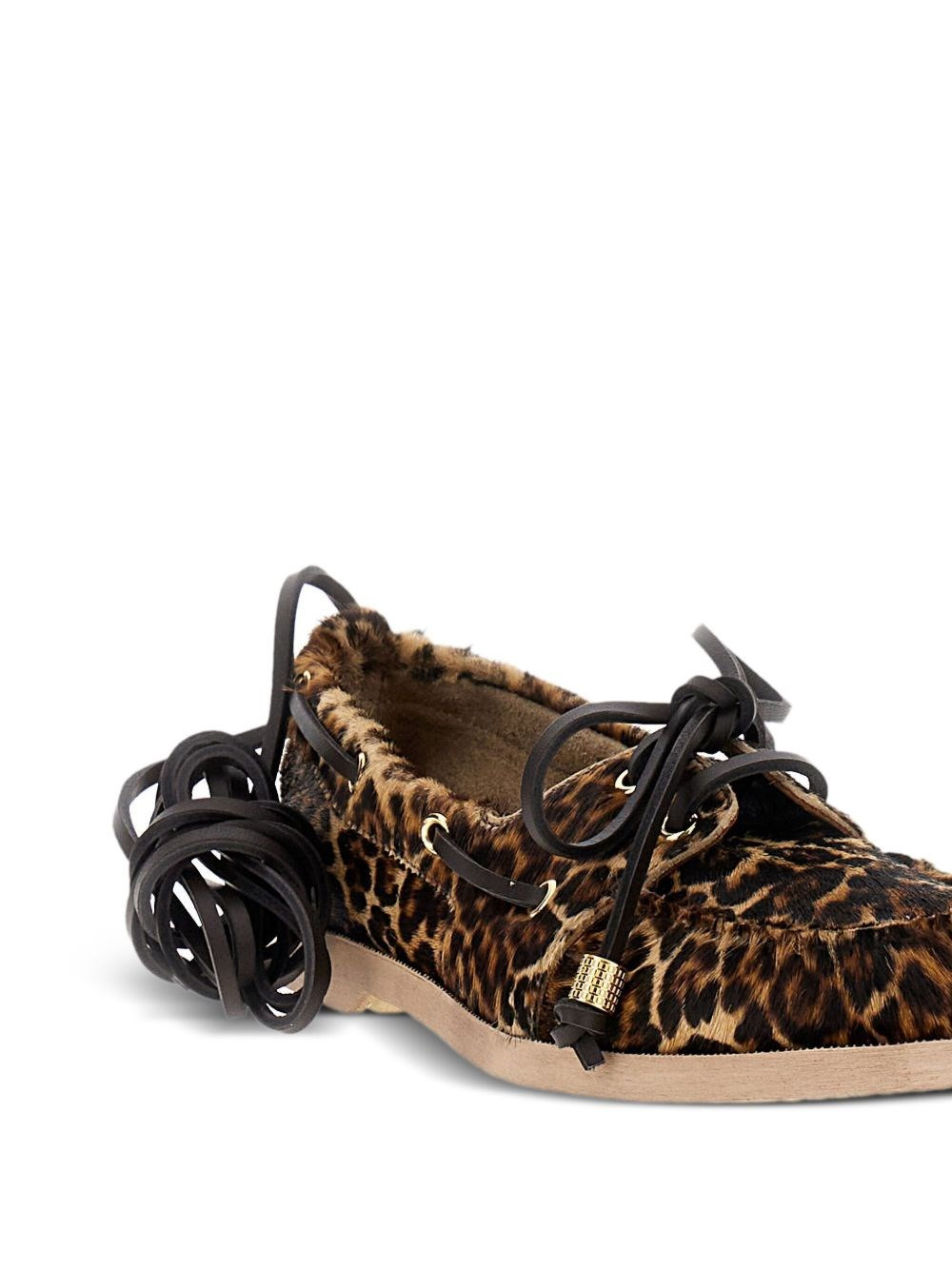 Pony hair loafers - 3