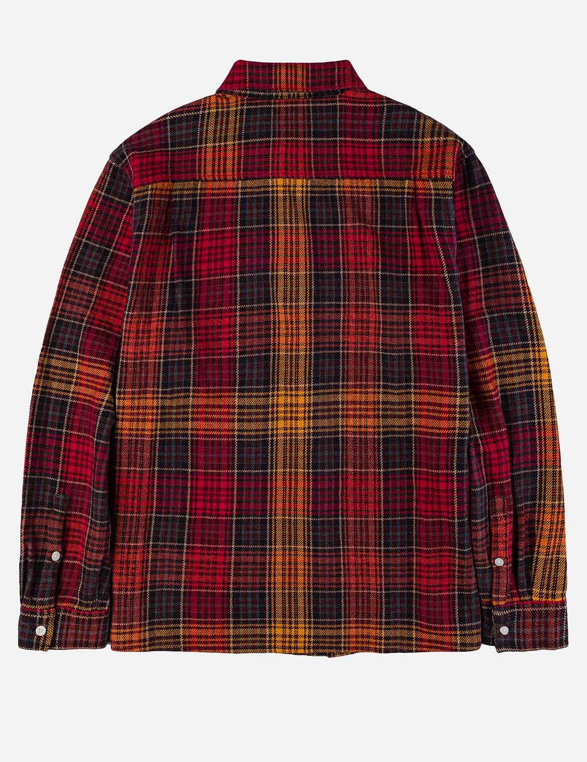 Seagull Print Regular Fit Flannel Check Shirt - 4