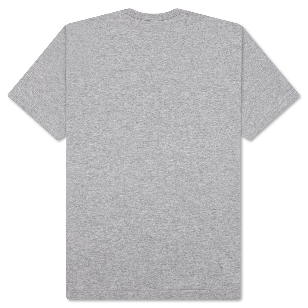 COMME DES GARCONS PLAY X THE ARTIST INVADER S/S TEE - GREY - 2