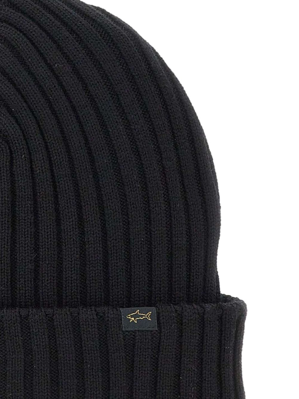 ribbed logo-label beanie - 4